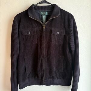 Ralph Lauren Men's Black Zip-Up Sweater